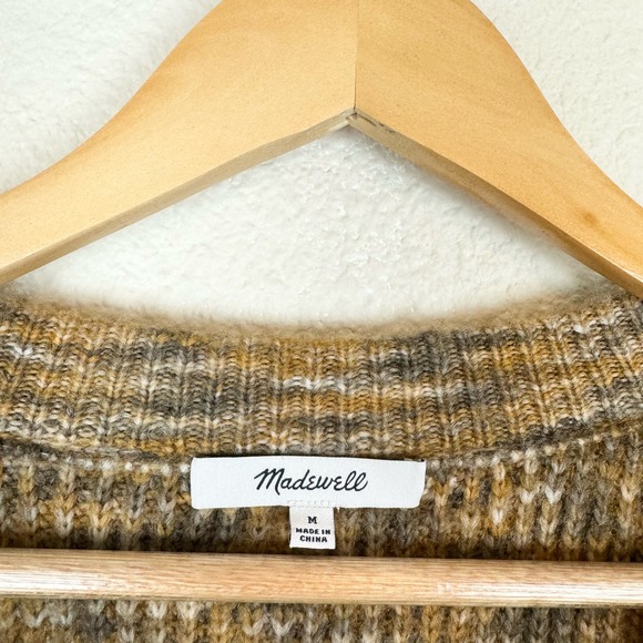 Madewell Space-Dyed Winstead Chunky Knit Cardigan Sweater - Picture 7 of 13